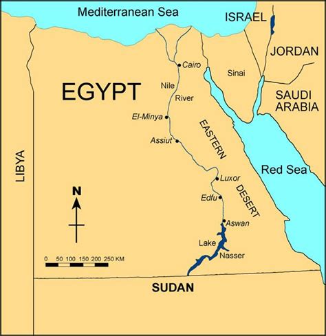 Large Based Map Of Egypt Egypt Large Based Map Maps Of