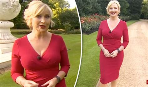 Carol Kirkwood Diverted Viewers When She Appeared In A Sexy Red Dress