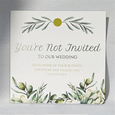 13 Polite Ways To Tell Someone They Re Not Invited To Your Wedding