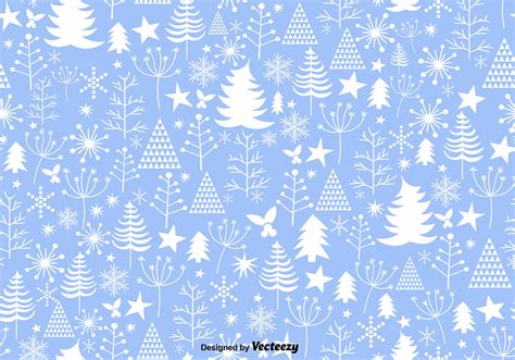 Blue Winter Christmas Seamless Pattern 126190 Vector Art At Vecteezy