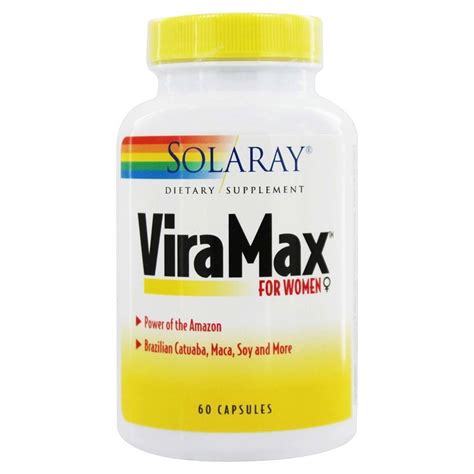 Solaray Viramax For Women 60 Capsules
