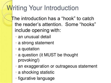 How to Write the Hook of an Essay - Essay Hook: 13 Effective Sentences