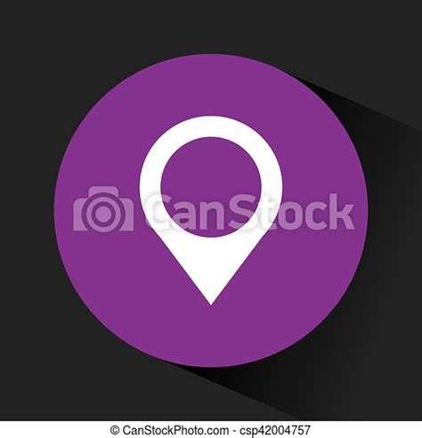 Purple Location Icon