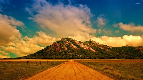Dirt Road To The Mountain Wallpaper Nature Wallpapers 22850