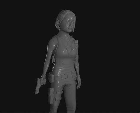 Jill Valentine Resident Evil 3 3d Printable Model