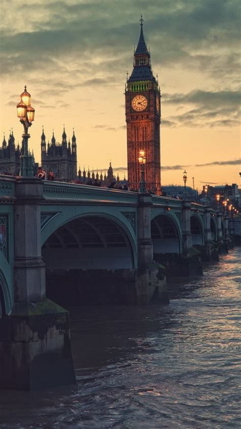 London At Dusk Iphone Wallpapers Free Download