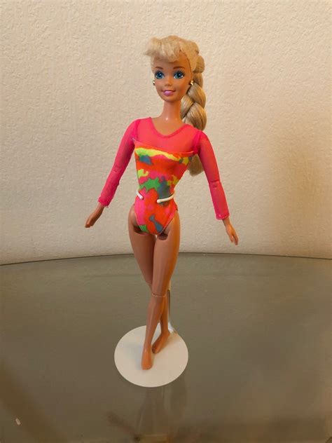 Gymnast Barbie 1993 superstar era 90tal Matt 446832954 ᐈ Köp på