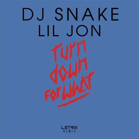 Stream DJ Snake Lil Jon Turn Down For What LetriX Remix FREE