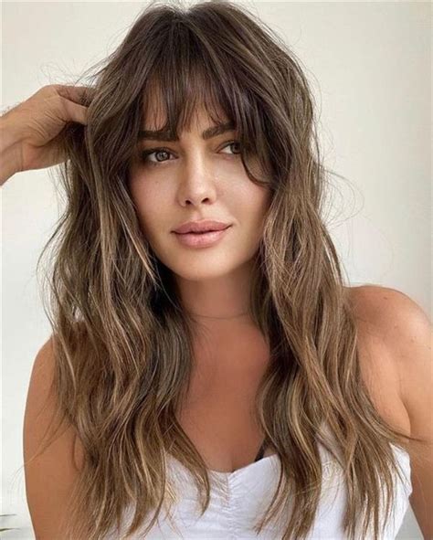 Curtain Bangs Long Hairstyles Ideas To Light Up Your Days Mycozylive Com