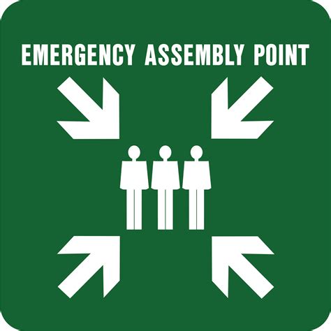 Ga 26 Emergency Assembly Point Duzi Signs