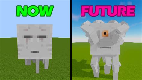 Minecraft Mobs Now Vs Future Youtube