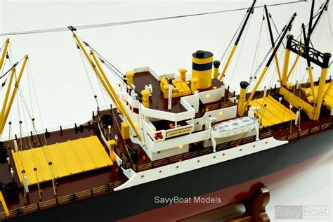 Shipyards built 173 of them from 1939 to 1945. American Scout C-2 Cargo Ship - Handcrafted Wooden Model Boat