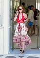 Lindsay Lohan - Cleavage Candids in Mykonos - Hot Celebs Home