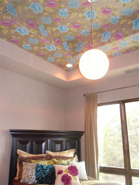 Wallpaper On The Ceiling Wallpaper Ceiling Home Home Decor