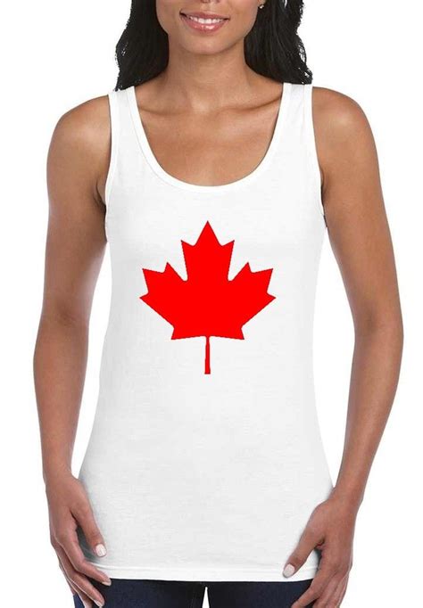 Canada Maple Leaf Women Tank Top Tank Tops Women Tank Tops Tops