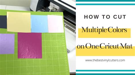 How To Cut Multiple Colors On One Cricut Mat [for Desktop Users] Youtube