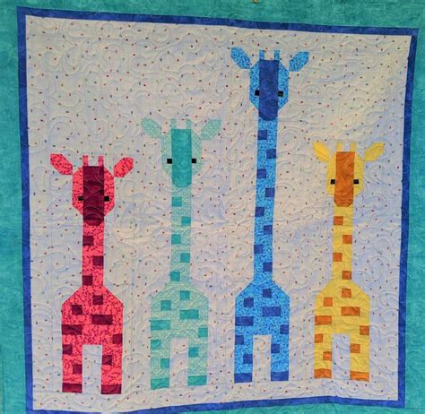 Giraffe Baby Quilt Baby Blanket Play Mat Toddler Quilt Etsy Toddler