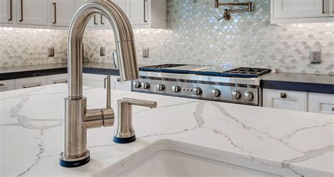 Calacatta quartz countertops are beautiful, unique pieces of stone that will add a magnificent look to a kitchen, bathroom or any bar imaginable. High Quality Quartz Countertops Selection - Charlotte NC