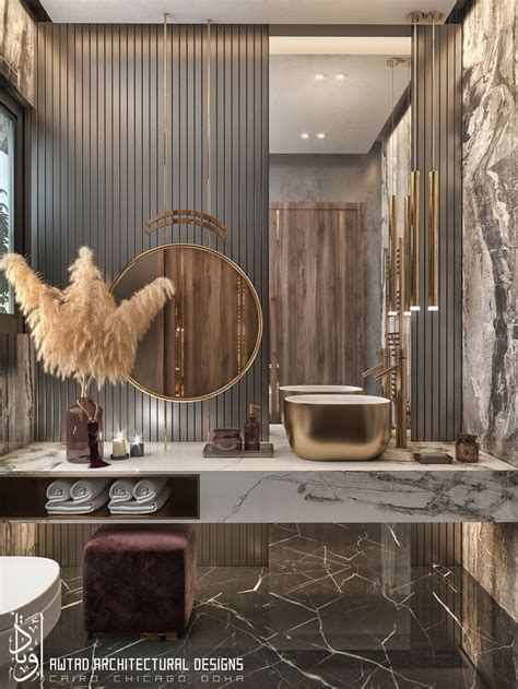 Luxurious Toilet On Behance Modern Luxury Bathroom Bathroom Design