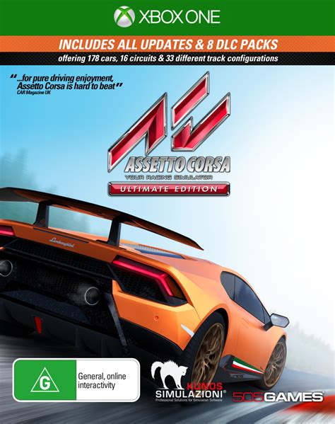 Assetto Corsa Ultimate Edition Xbox One Buy Now At Mighty Ape