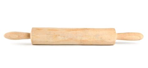 Wooden Rolling Pin In A Wicker Basket Stock Photo Image Of Product