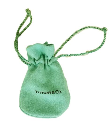Tiffany And Co Authentic Drawstring Jewelry Pouch Dust Bag 2 12 X 3 3