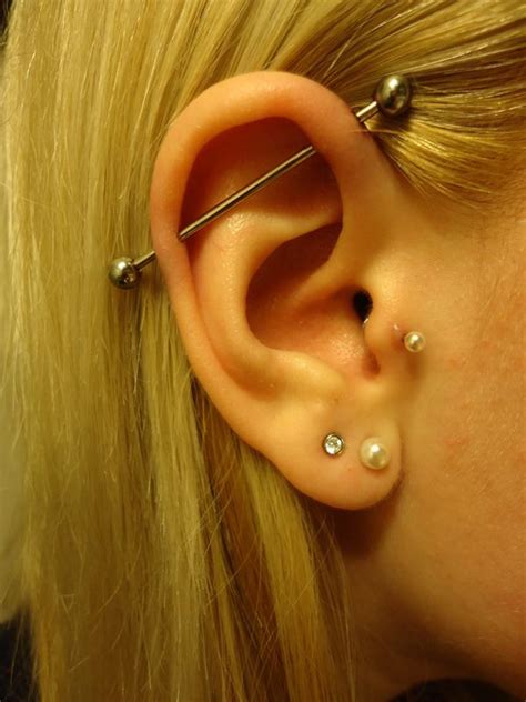50 Beautiful Ear Piercings Cuded Double Ear Piercings Cute Ear