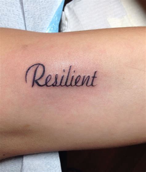 Resilient Arm Tattoo Resilience Tattoo Tasteful Tattoos Tattoos