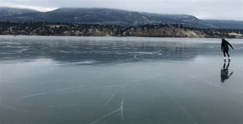 Perfectly Frozen Bc Lake Might Be The Best Place To Skate In Canada News