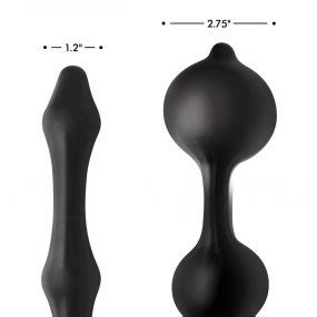 Master Series Devils Rattle Inflatable Silicone Anal Plug With Cock And Ball Ring Sex Toy GameLink