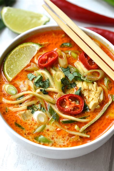 Thai Curry Noodle Soup Whole30 Paleo Every Last Bite