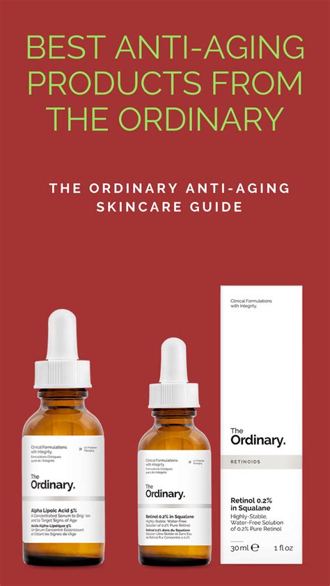 Best Products From The Ordinary The Ordinary Anti Aging Skin Care