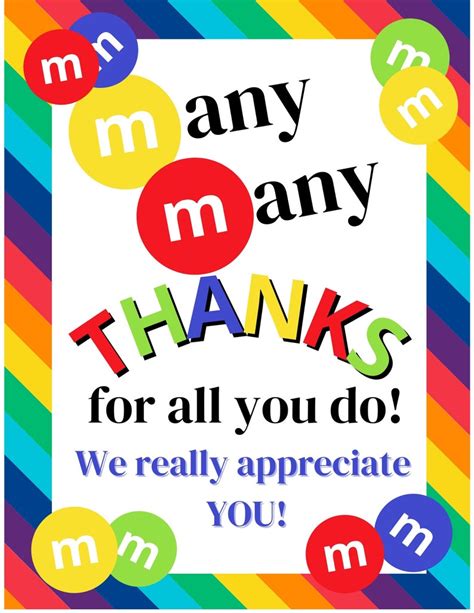 Appreciation Sign Teacher Appreciation Sign Staff Etsy