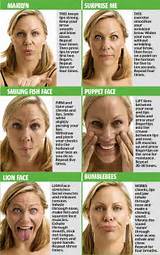 Photos of Yoga Facial Exercises