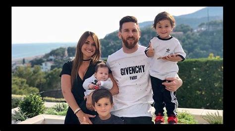 Los Amores De Antonella La Foto De Lionel Messi Con Sus Hijos Que