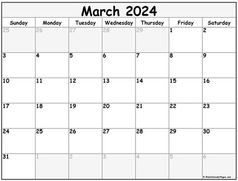 Fillable Calendar March 2023 Printable Word Searches