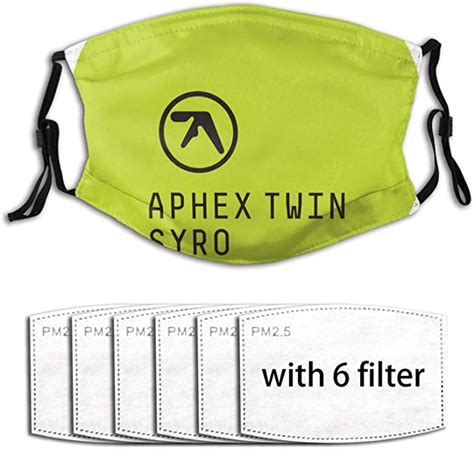 Amazon Com Reusable Mouth Mask Aphex Twin Syro Face Mask Bandana For Men Women With Filter