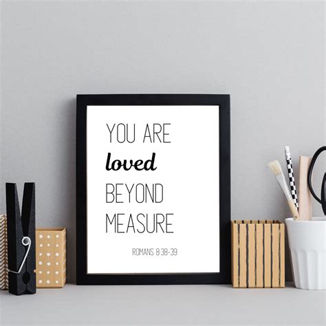 You Are Loved Beyond Measure Digital Print Definition Print Etsy Uk