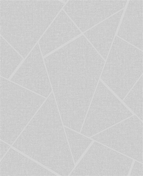 Fine Decor Quartz Fractal Geometric Silver Wallpaper Fd42280 Intu Diy