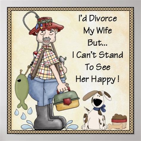 Poster I D Divorce My Wife Joke Funny Zazzle