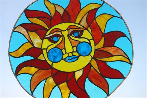 Stained Glass Sun Stained Glass Panels Tigger Diy Projects Disney Characters Crafts Art