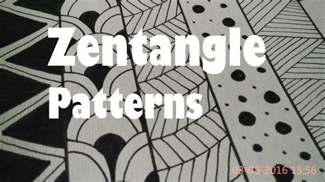 Something, to make easy pencil drawings of the species after learning about their wing patterns and anatomies. 5 Easy Zentangle Patterns For Beginners, How To Draw ...