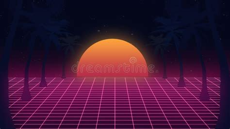 Synth Wave And Retro Wave Vaporwave Futuristic Aesthetics Glowing