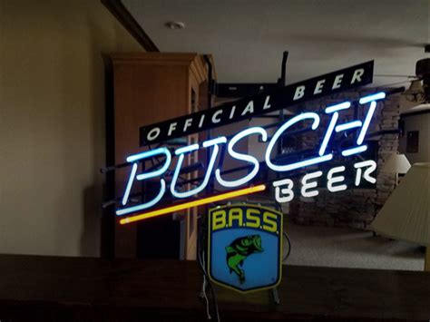 Busch Beer Bass Neon Sign Neon Light Diy Neon Signs