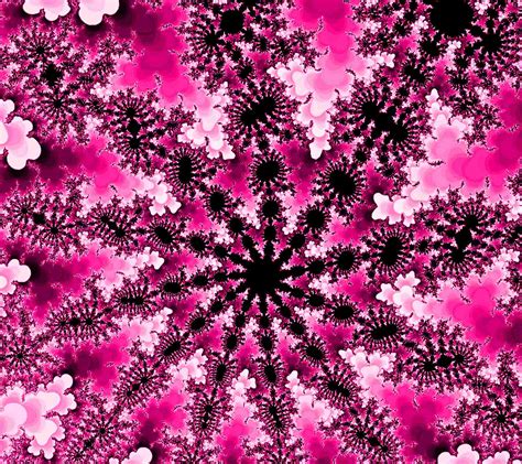 Pink Mandelbrot Fractal Background 1800x1600 Background Image