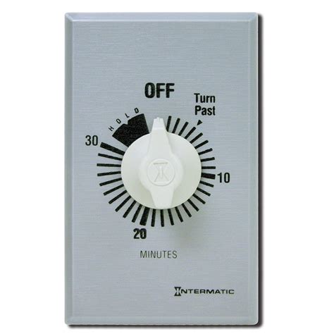 Ff30mh 30 Minute Spring Loaded Wall Timer Brushed Metal This Spring
