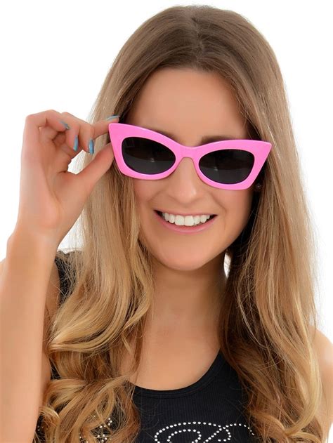 Fancy Dress Pink Ladies Glasses Hen Party Superstore