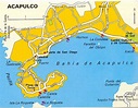Mapas de Acapulco Mexico - Planos y calles de Acapulco Estado de Guerrero
