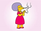 Smoking Cartoon Woman Vector Art & Graphics | freevector.com