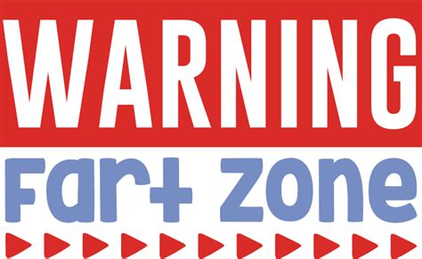 Warning Fart Zone Funny Toilet Free Svg File Svg Heart